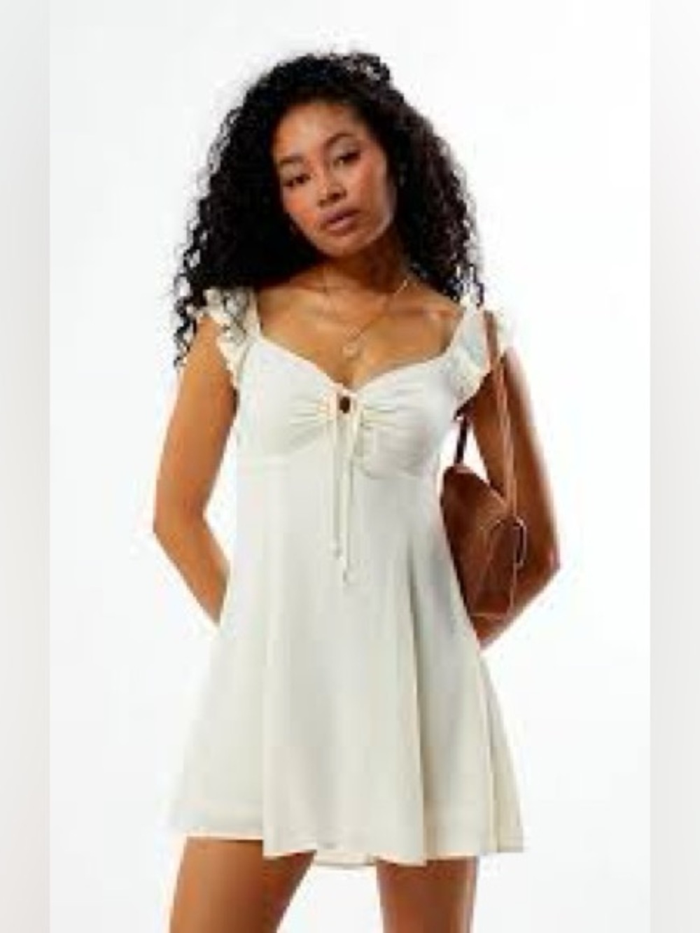 PacSun LA Hearts Keyhole Babydoll Mini Dress